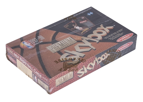 1997-98 Skybox Premium Series 1 Factory Sealed Basketball Wax Box (24 Packs)